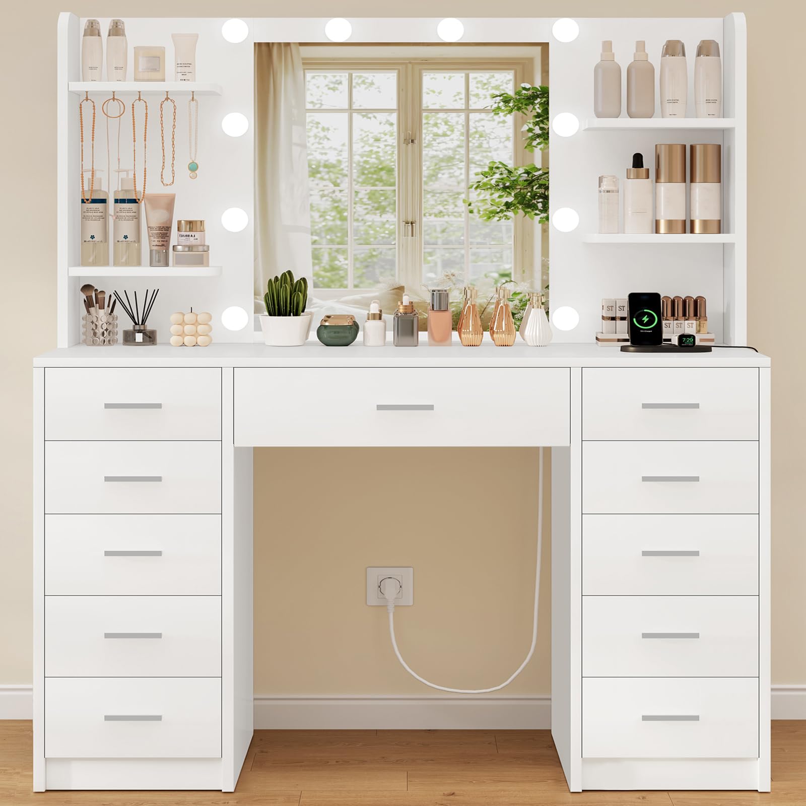 TEENFON Badezimmerschrank,