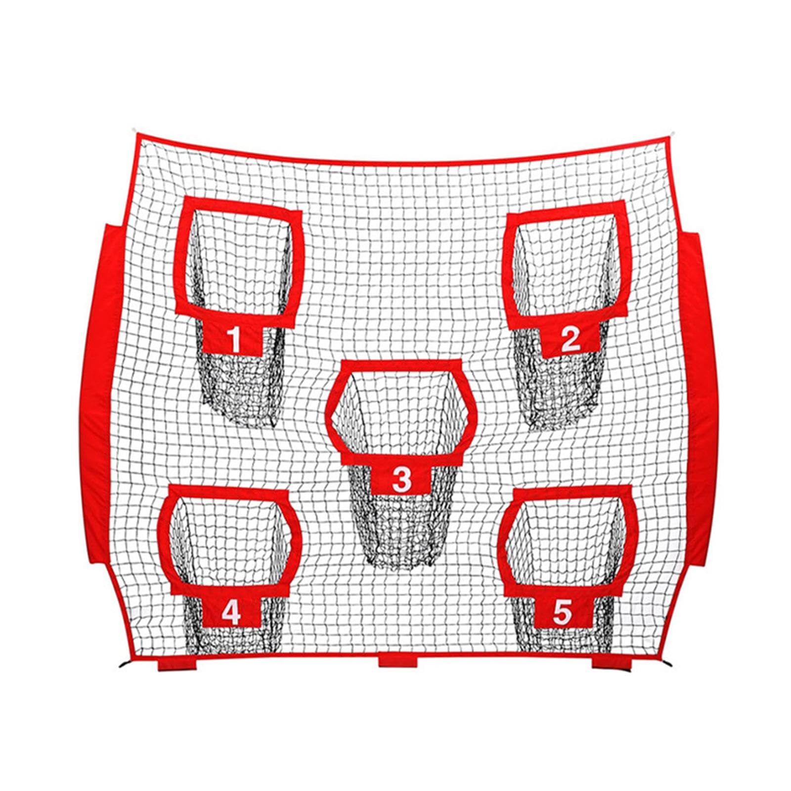 FABLOFT Football Throwing Net Improve Skills with 5 Target for Yard Kids Adults Lawn-image-23