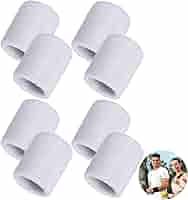 16 Polsini Sportivi In Cotone - Antisudore, Traspiranti, 8cm Per Tennis E Allenamento - Foto 11