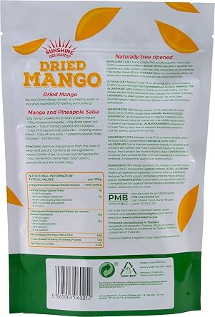 Sunshine Delights Premium Soft Dried Fruits (Mango, 400 g (Pack of 1))
