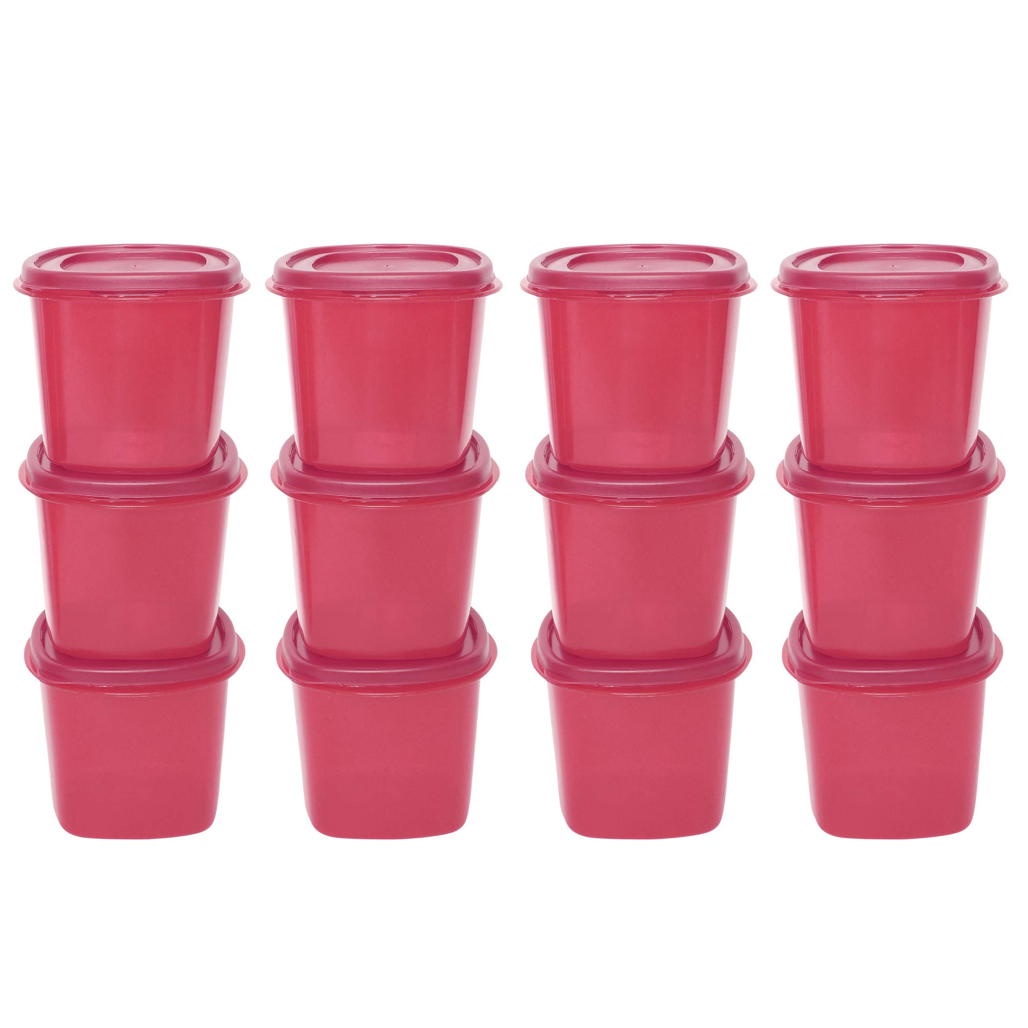 Cutting EDGE 250 ML Snap Tight Food Storage Container Pink (Set of 12)