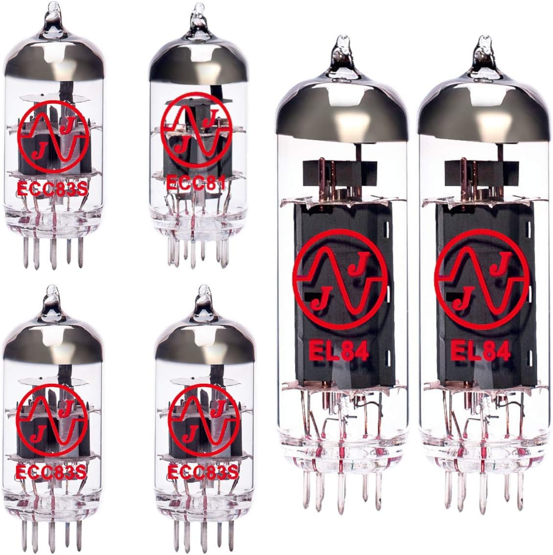Replacement Valve Kit for Orange Signature 4 Jim Root Terror (2 x ECC83 1 x Balanced ECC83 1 x ECC81 2 x Matched EL84)