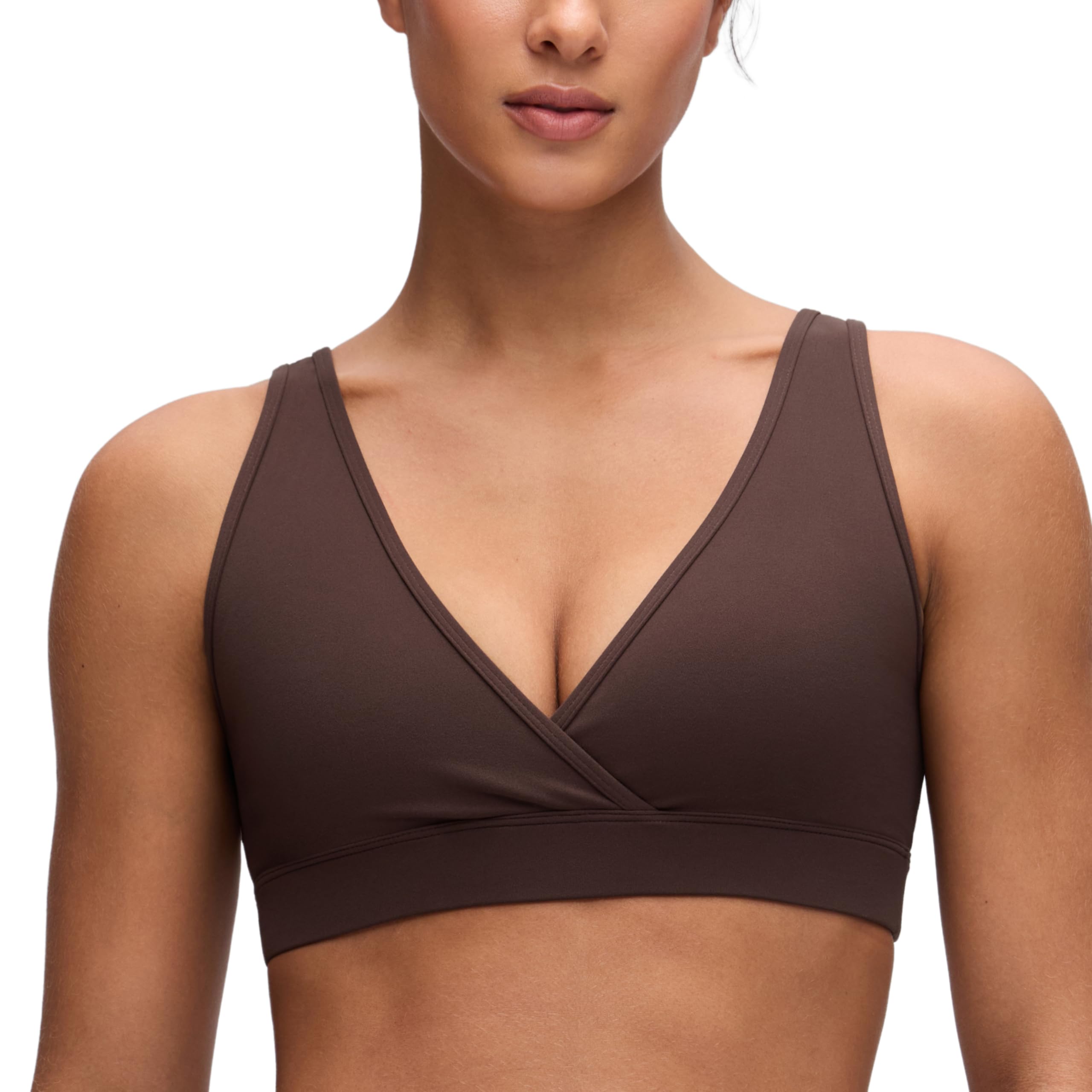 CRZ YOGA Butterluxe Maternity V Neck Nursing Bra