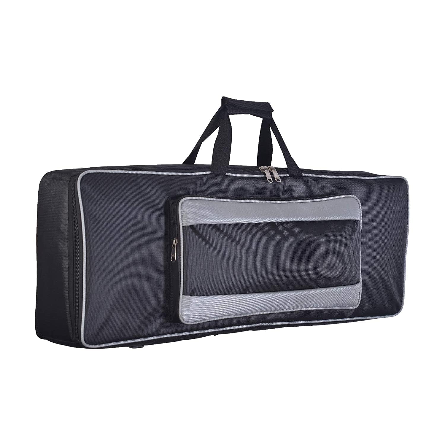 Mexa Bag for Korg PA300 Keyboard Bag, 61Keys Professional Arranger Heavy Padded (Black with Grey Strip)-picture-30