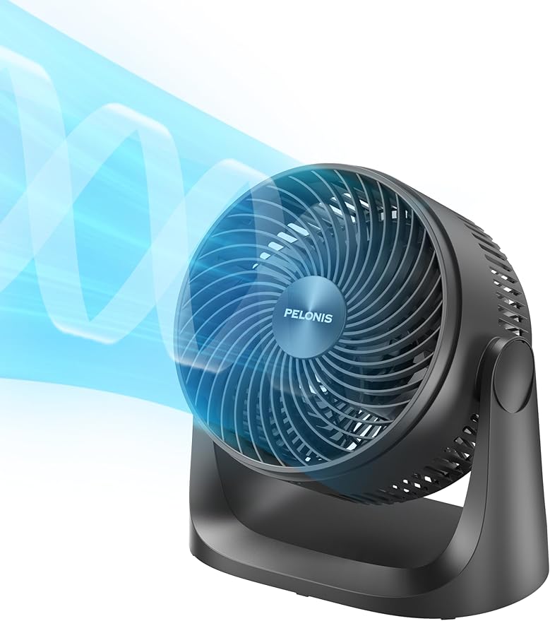 Amazon.com: Pelonis 3 Speed Small Room Air Circulator Fan with 7-inch ...