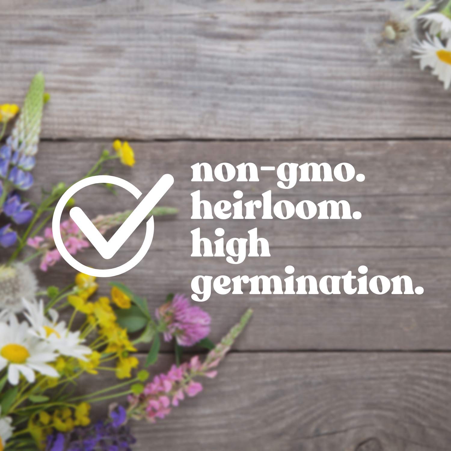 Wildflower Seeds Pollinator Collection - Includes 3 Premium Mixes: Save The Bees, Save The Monarchs, and Hummingbird & Butterfly - 15,000+ Wild Flower Seeds for Planting - Open Pollinated, Non-GMO