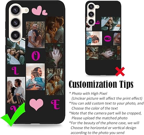 Miniatura 3 de Funda con foto personalizada para Samsung Galaxy S23 Plus con nombre de logotipo de imagen, texto y logotipo, protector suave para S 23+ 23plus,