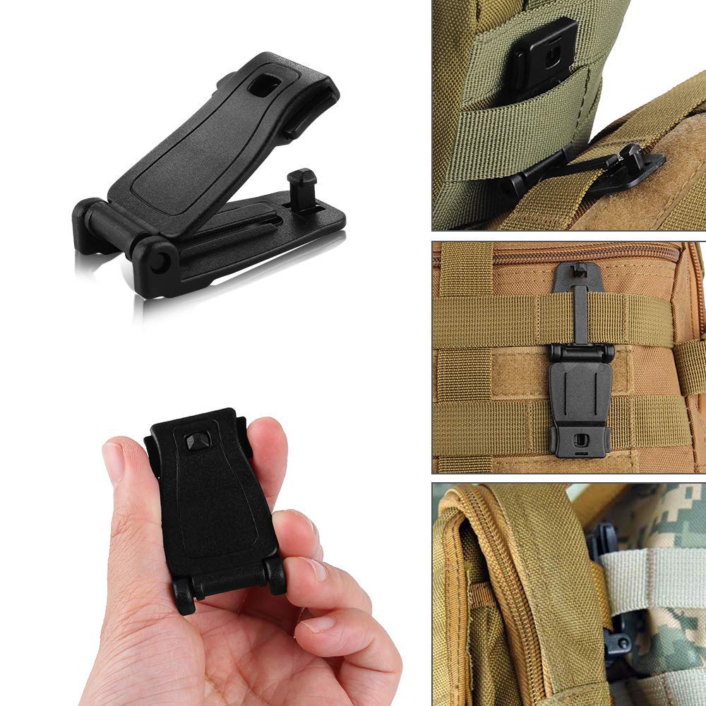 VBESTLIFE Clip De Fixation Pour Sac à Dos Pour Caméra D'action Clip De Sangle De Sac à Dos Pour