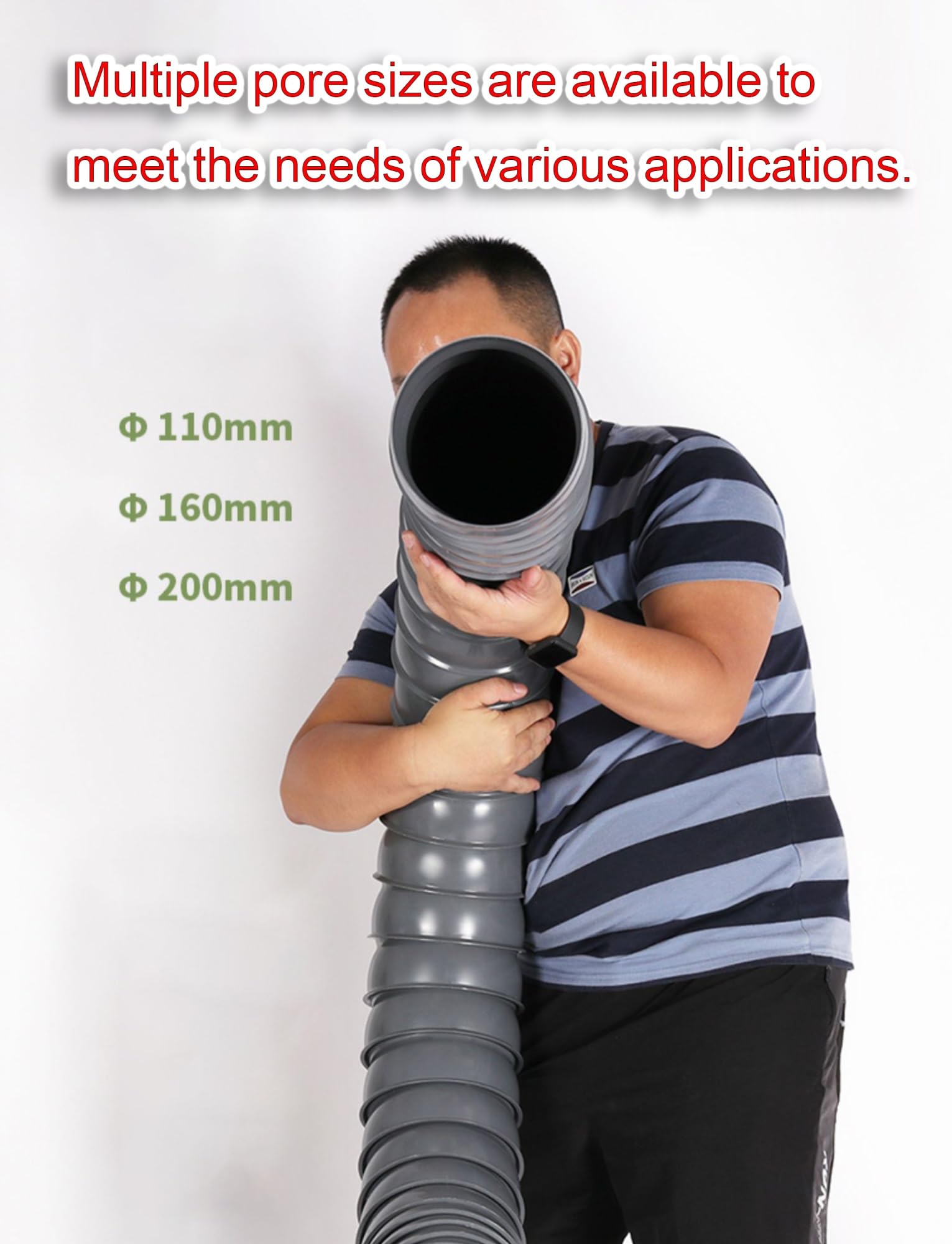 Brazo extractor de humos para soldadura, manguera flexible de recogida de polvo con mecanismo de bloqueo, eliminación eficiente de humo para talleres y aplicaciones industriales