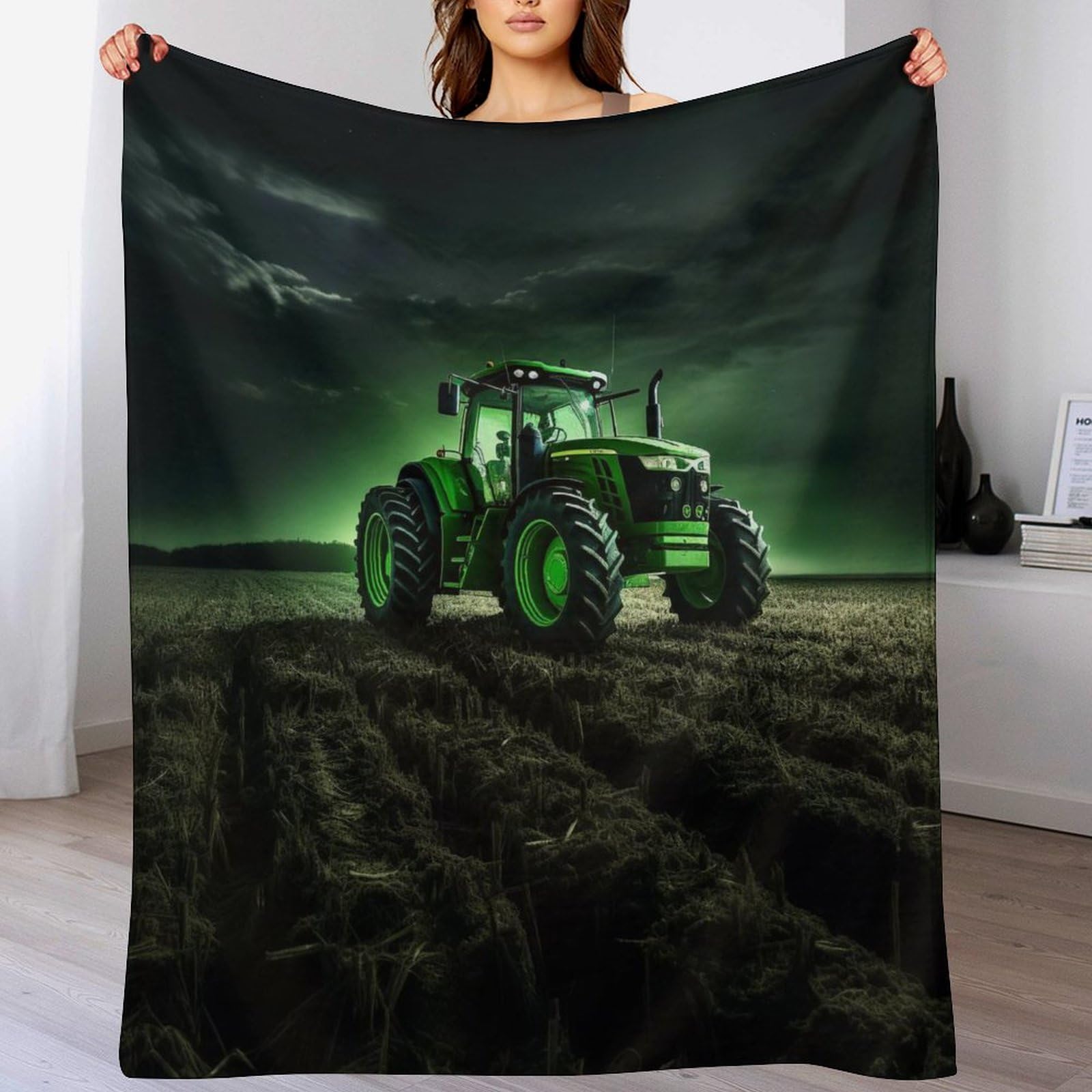 Couverture tracteur plaid chaud et lavable pour accompagner vos moments cocooning