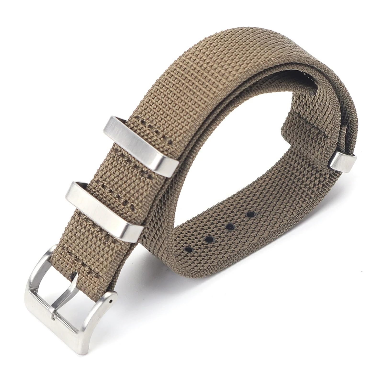 LUGEMA Bracelet De Montre En Nylon 20 Mm 22 Mm, Tissu Tressé Souple, Haute Densité, Résistant, Épais, Accessoire De Sport