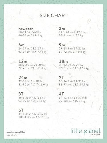 Miniatura 5 de little planet by carter's Envoltura sin pies de algodón orgánico Sleep & Play