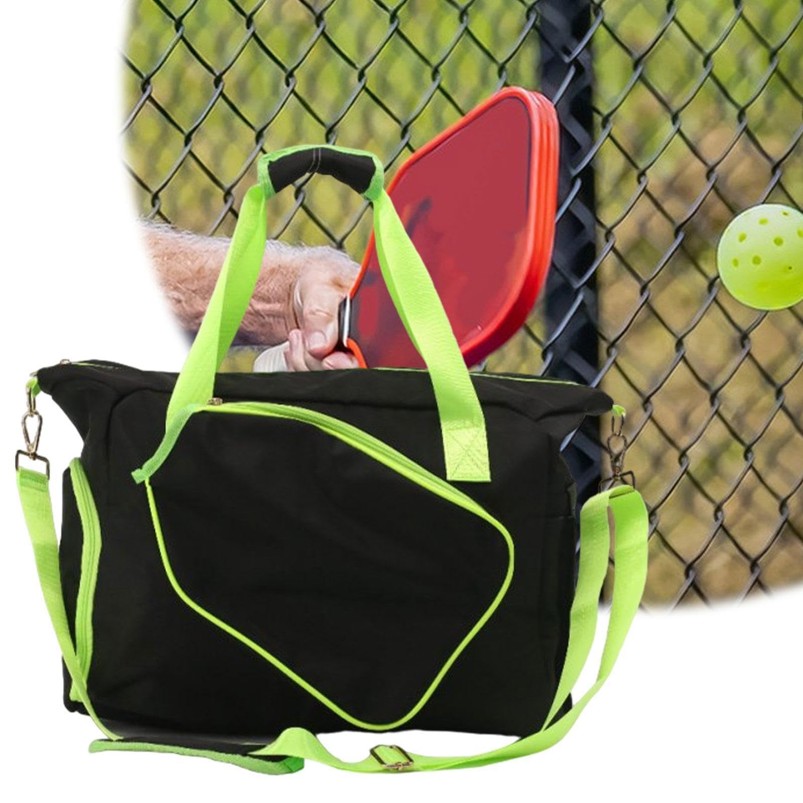 Borsa da Tennis spaziosa per 2 Racchette, Borsa Sportiva, da Badminton per Fitness e Tempo Libero, Accessori per Racchetta da Badminton, Palline, da Tennis, a Tracolla