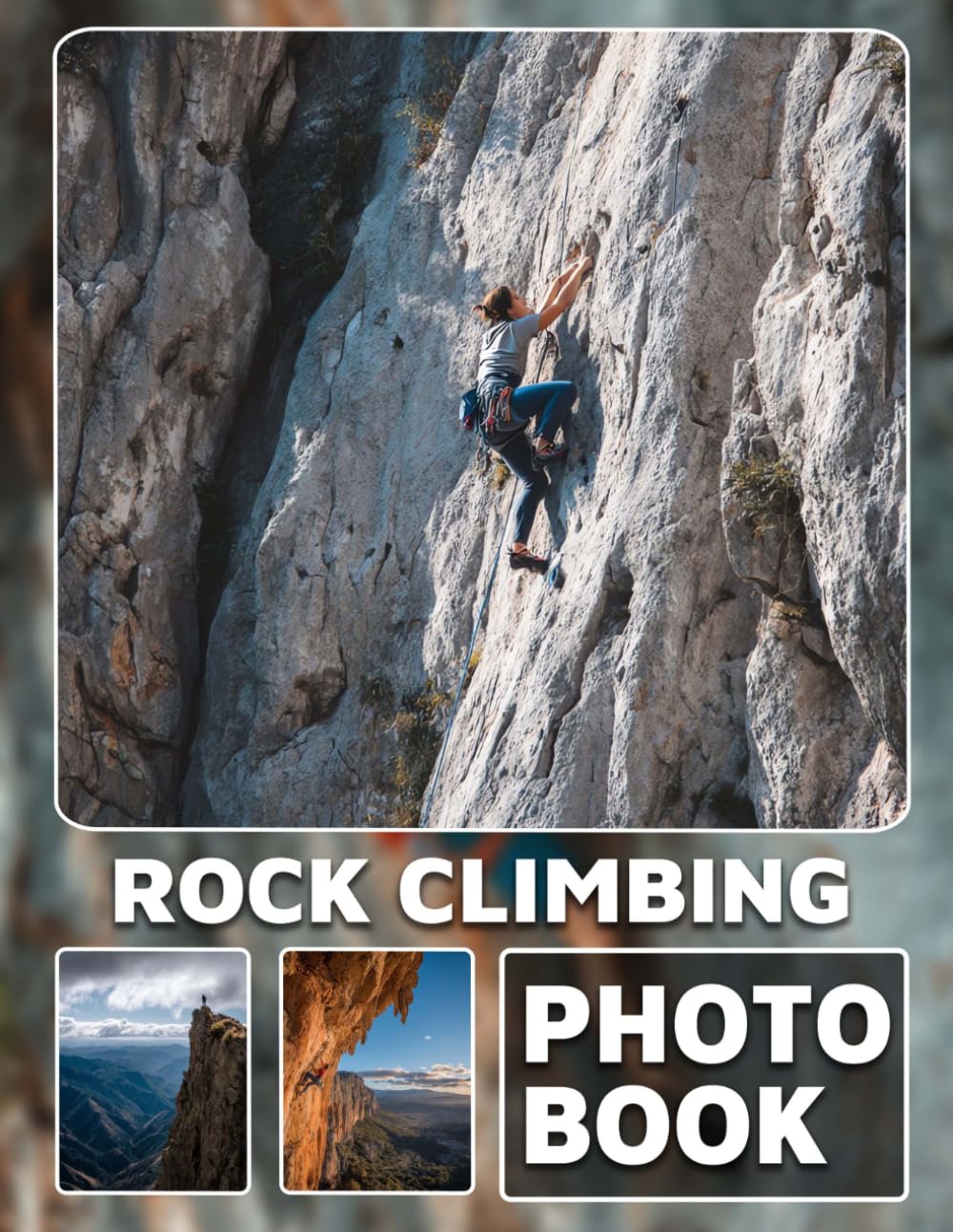 Rock Climbing Photo Book: Photo Album Collection With 40 Images Of Thrilling Rock Climbing Adventures And Scenic Summit Views