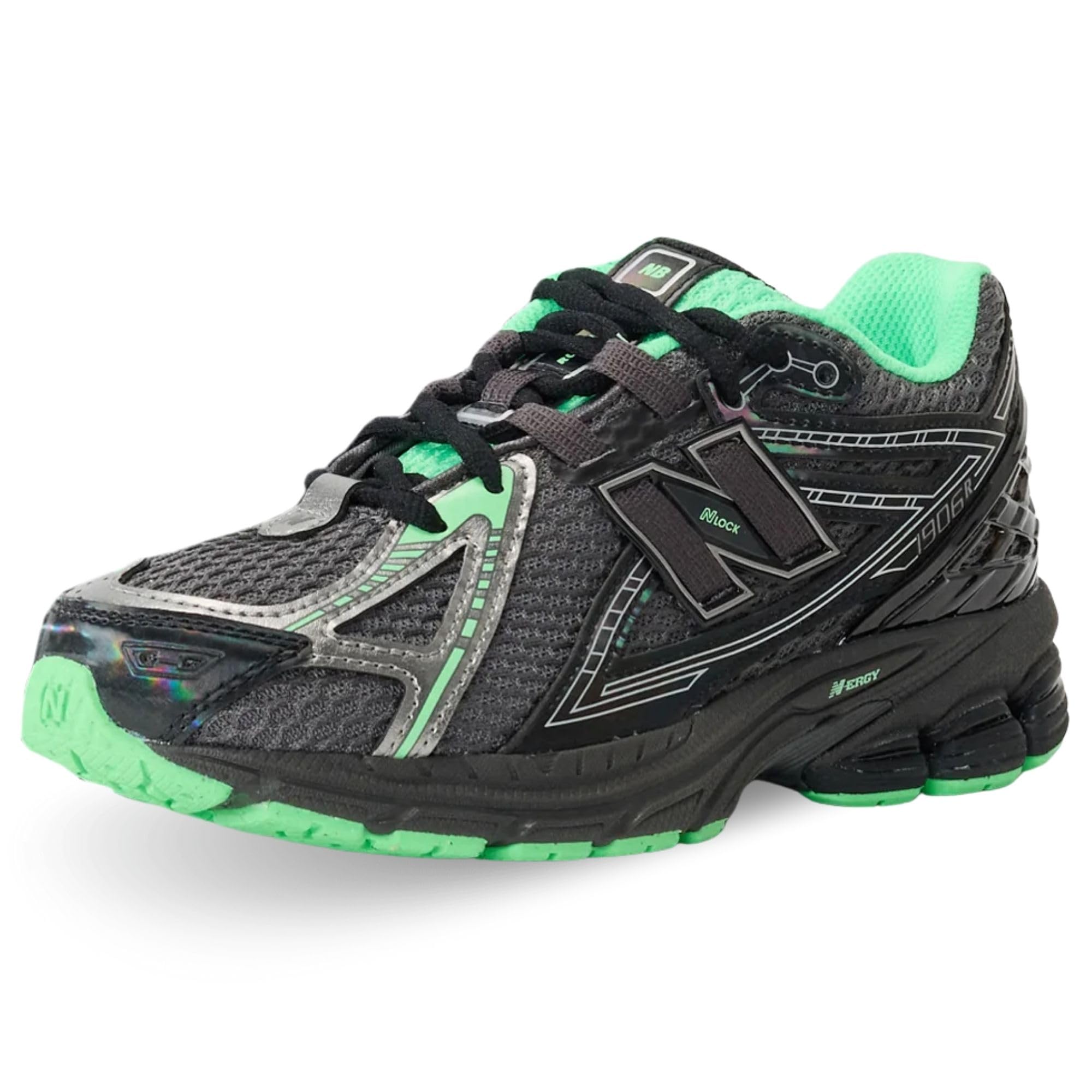 New Balance NB 1906 Womens - Black Green - Size 6 (39)