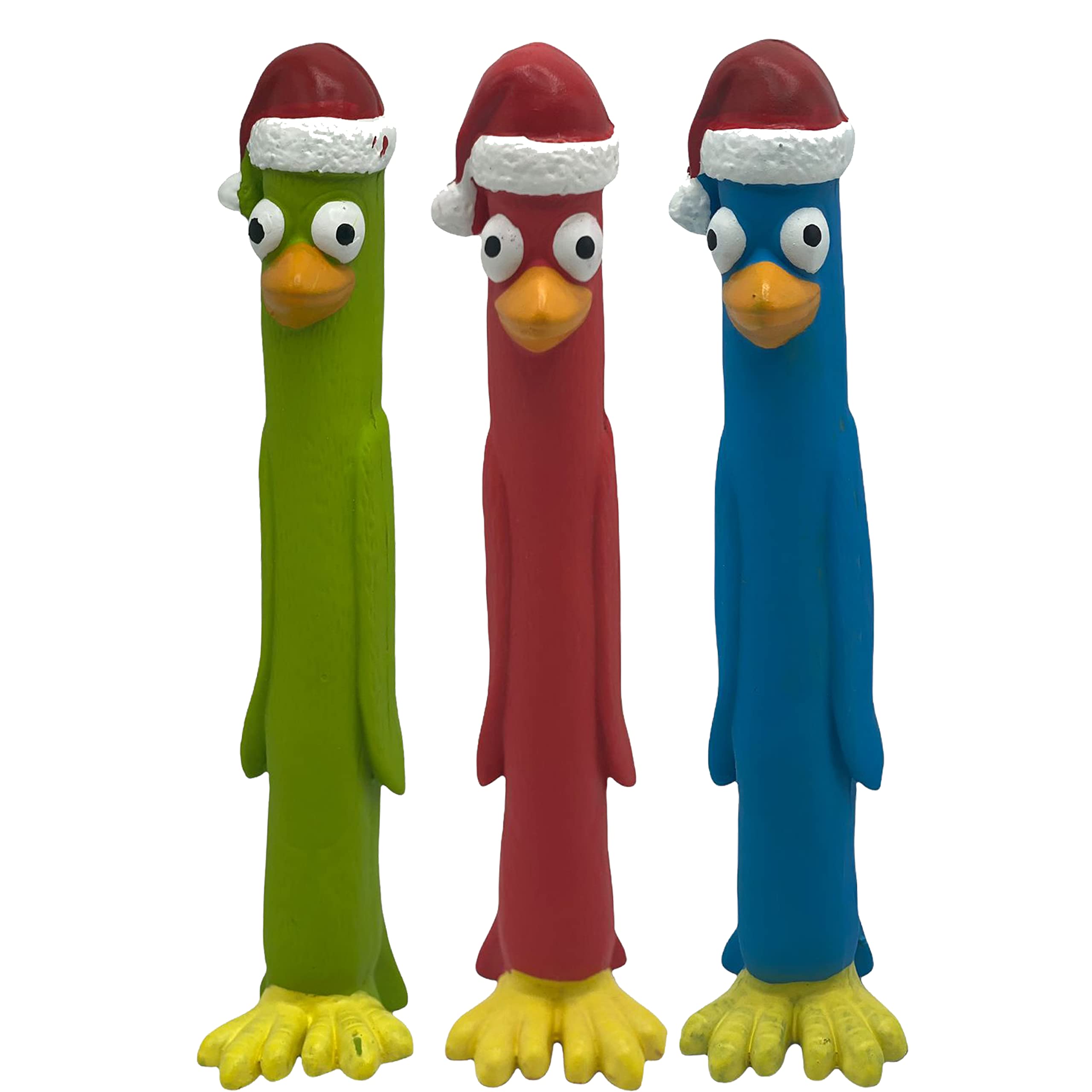 Cadeau de Noël pour chien avec ce lot de 3 jouets pingouin et renne