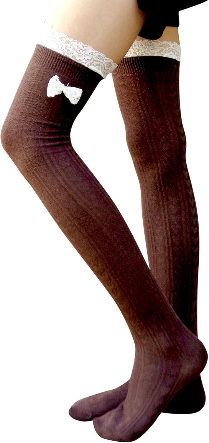 Brown knee socks Clearance