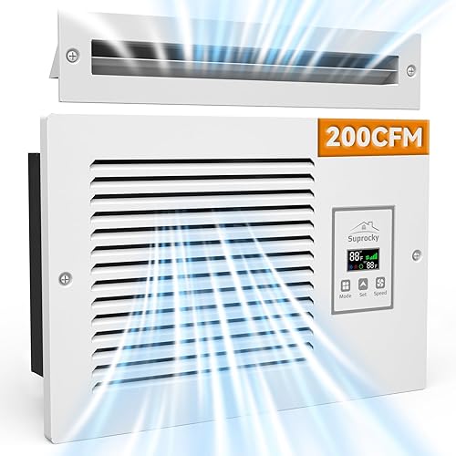 Ventilador de transferencia de aire de habitación a habitación, ventilador de escape de pared con sistema de intercambio de aire programado