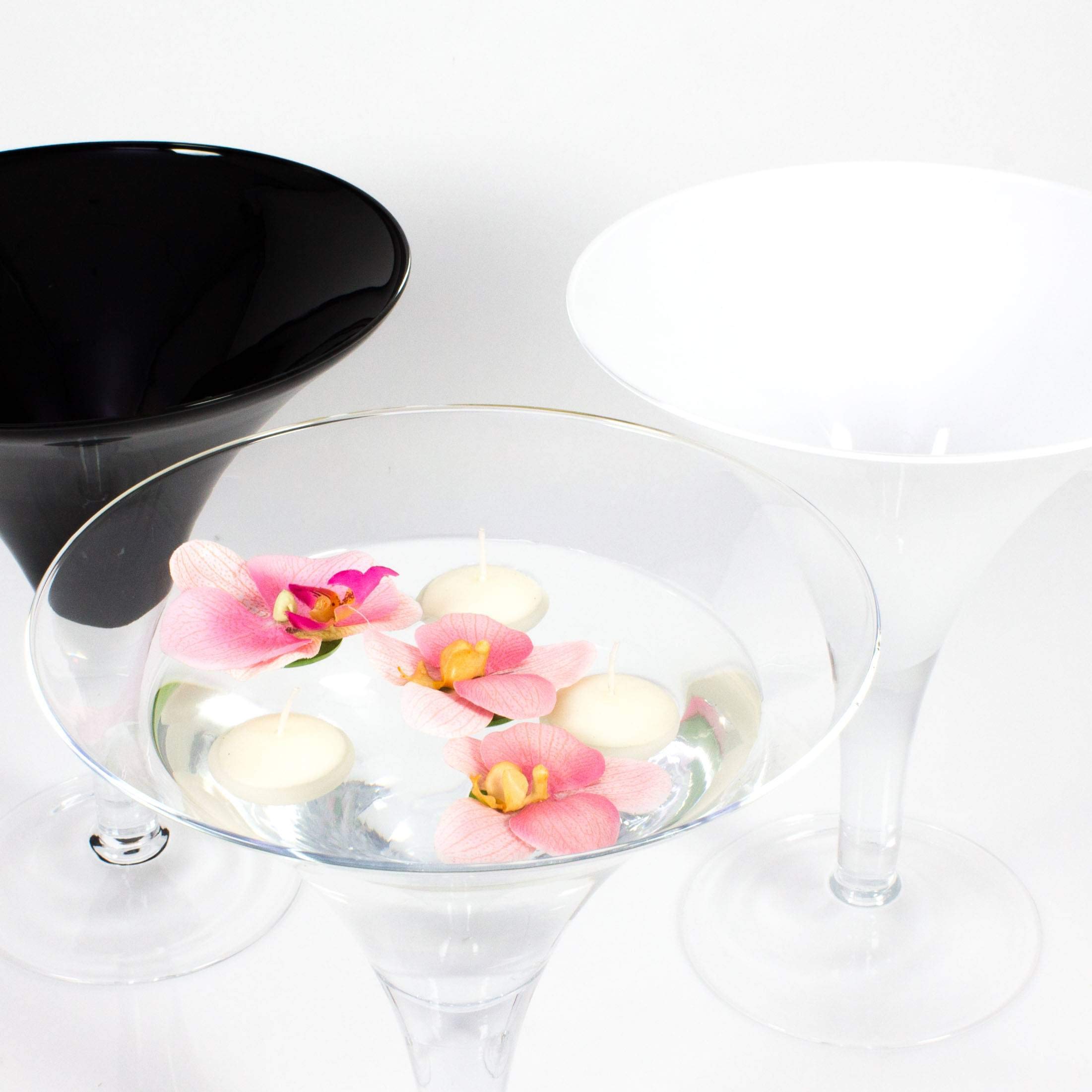 INNA-Glas Bicchiere da Cocktail/Martini XL Sacha, Trasparente, 30cm, Ø 25cm - Vaso Decorativo/Bicchiere di Vetro