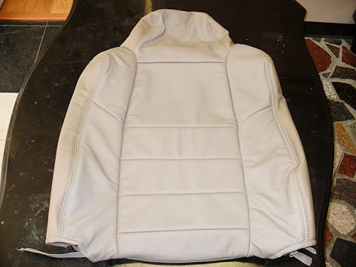 Miniatura 4 de 2002-07 para Ford F250 F350 Lariat izquierda delantera superior inclinada trasera cubierta de asiento de cuero marrón