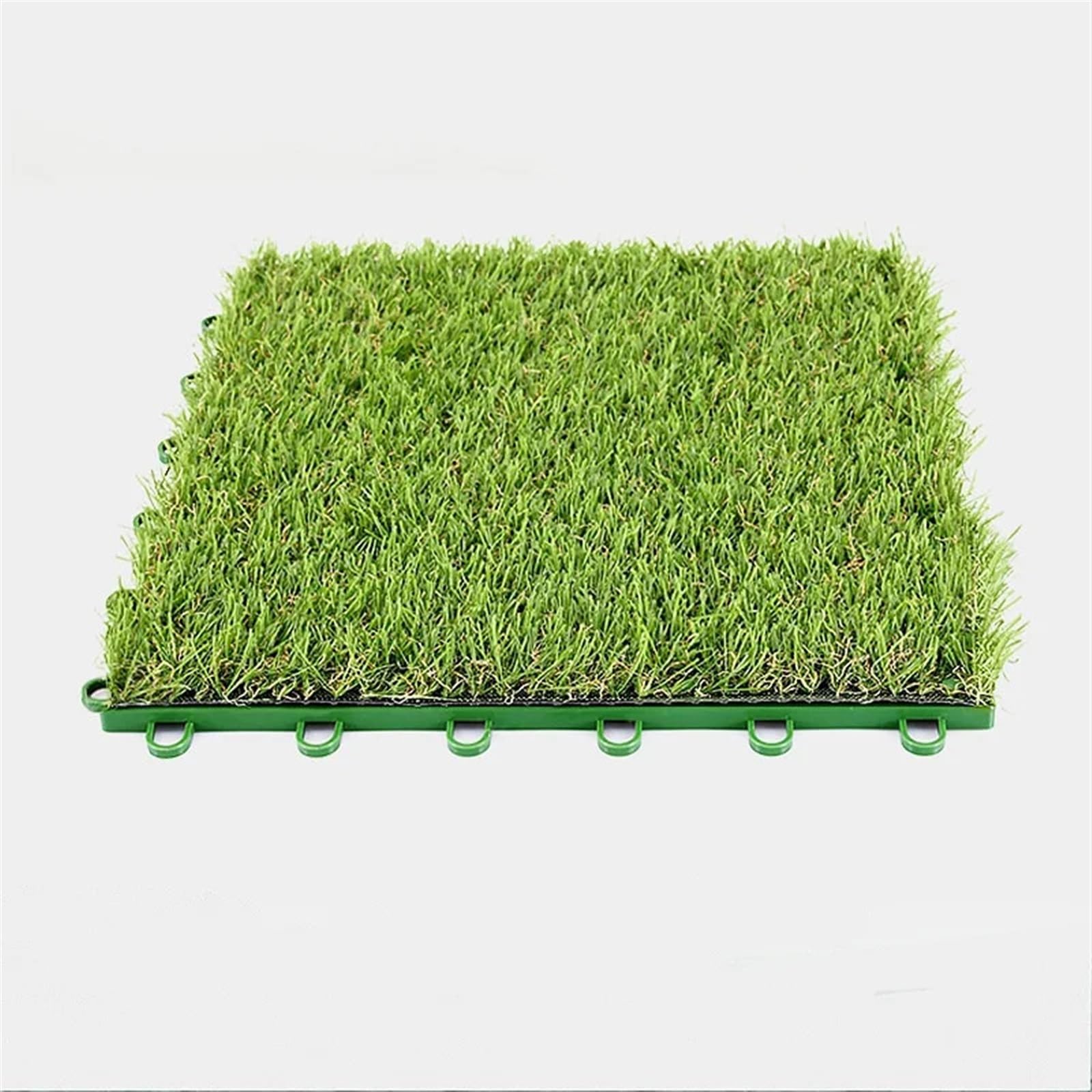 MTKSFDC Interlocking Floor Mats Artificial Grass Tile Interlocking Floor Lawn Tile Balcony Terrace Pool Deck Garden Floor Paved With Grass Tile(40mm)