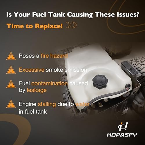 Miniatura 3 de Tanque de combustible con tapa compatible con John Deere Scotts Sabre L100 L110 L120 L130 L105 L118 L111 L108 y más reemplazos # GY21876