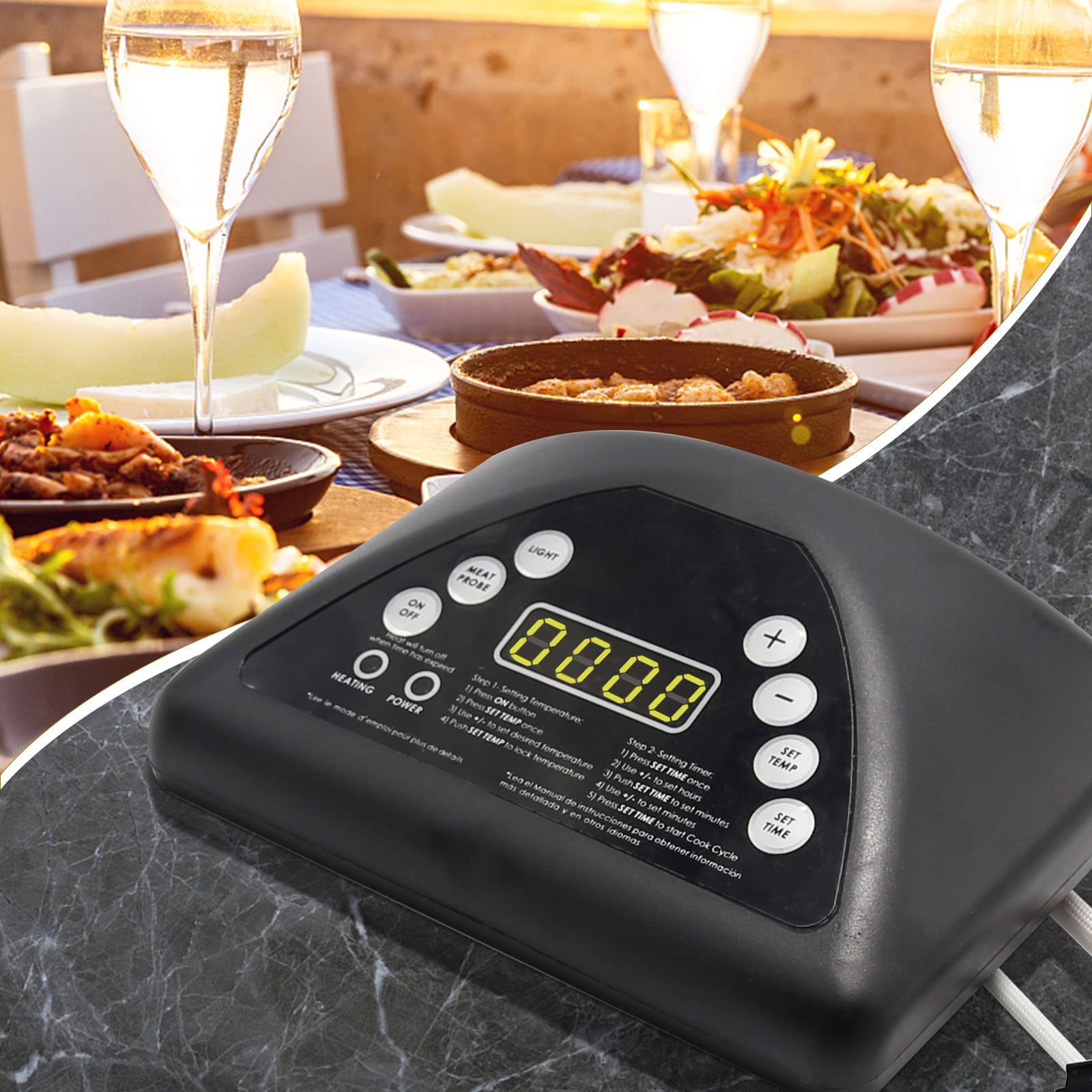 Electric Smoker Digital Control Panel Kit Replacement for Masterbuilt