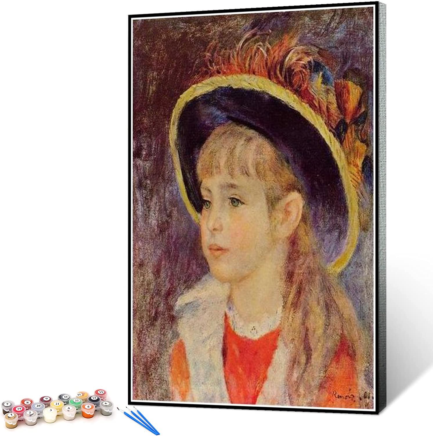 Amazon.co.jp: DIY油絵 数字 ピエール・オーギュスト・ルノワールの