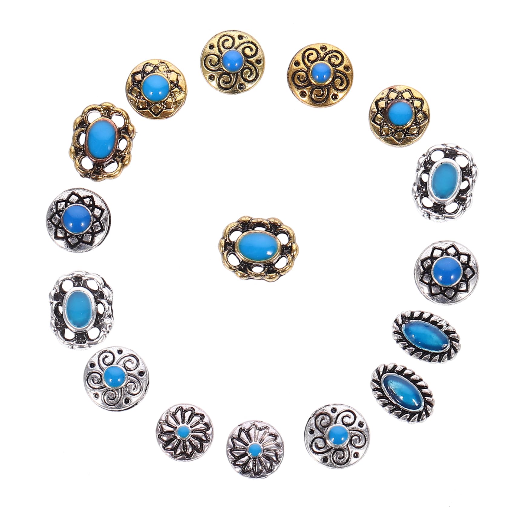 Ipetboom 2Sets Retro Nail Charms Decorative Nail Gems for Unique Nail Art Versatile Nail Ornaments for Designs for Weddings Birthdays and Special Occasions