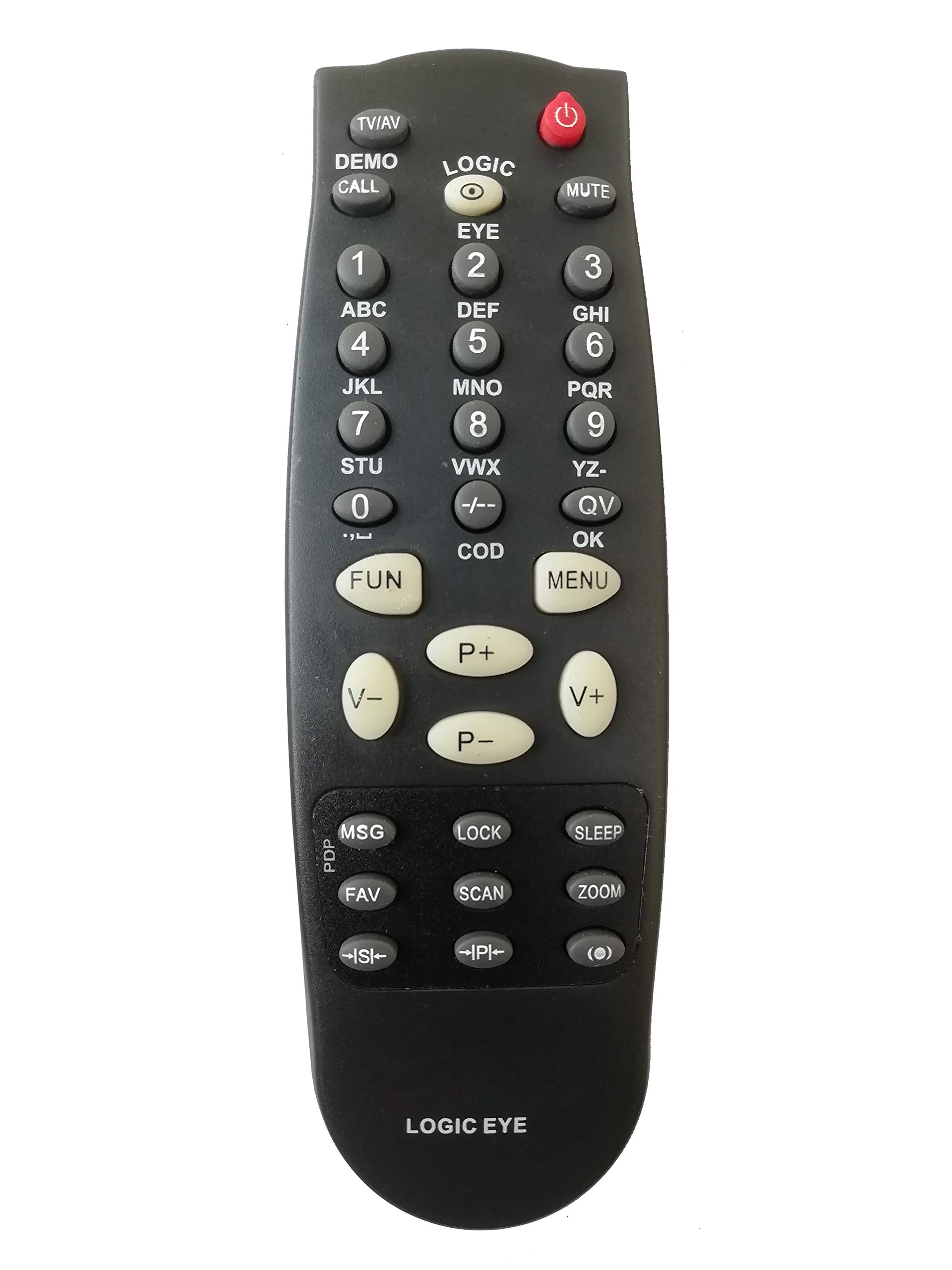 LipiWorld® Logic Eye TV Remote Control Compatible for A-Kai TV
