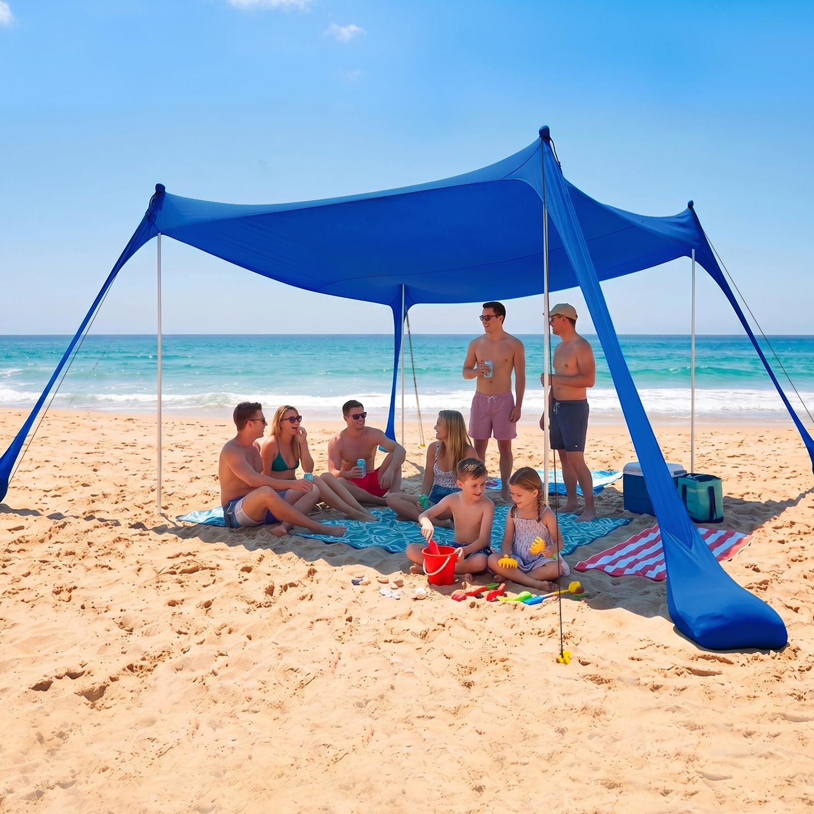 COMMOUDS Beach Sun Shelter