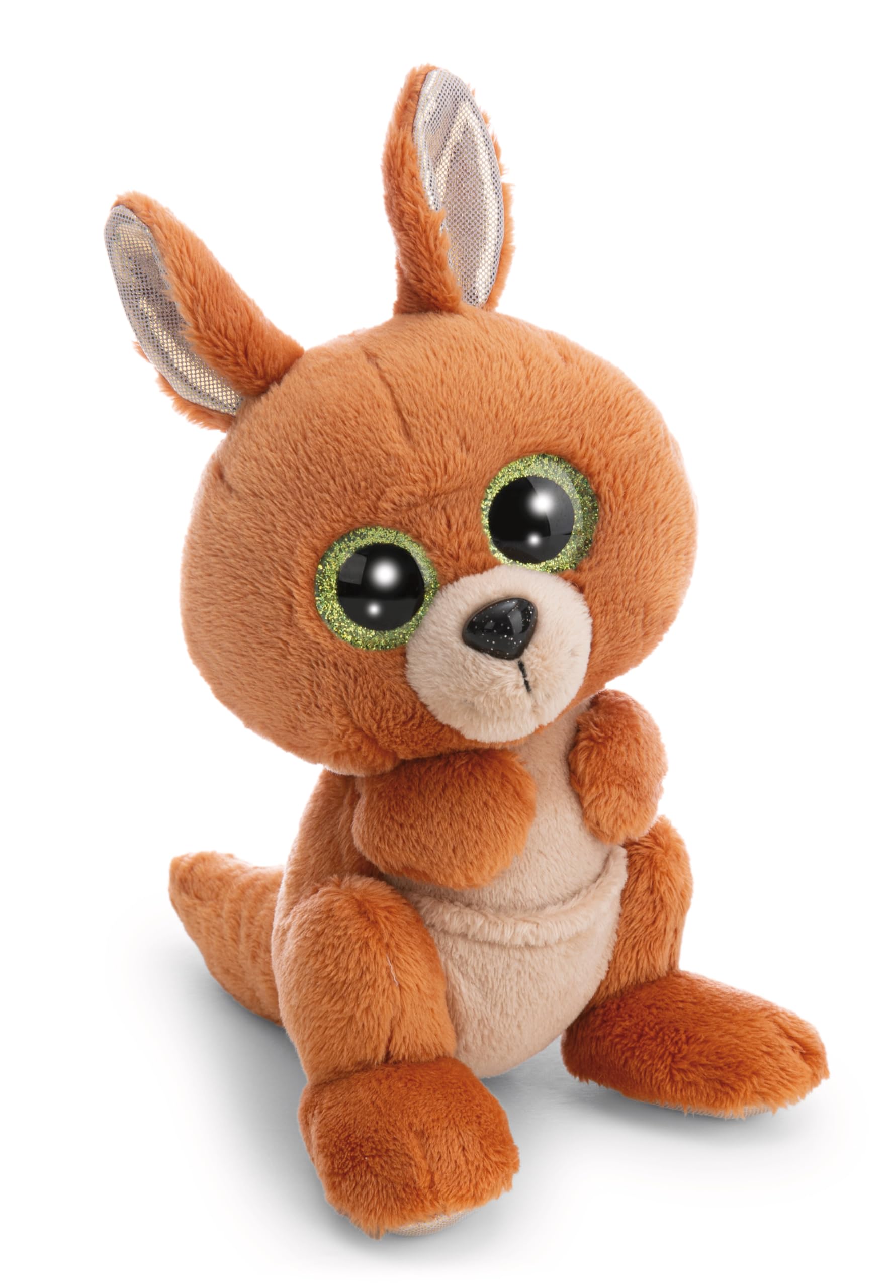 Kuscheltier GLUBSCHIS Känguru Kanni-Manni 15cm - braun - Stofftier aus weichem Plüsch, niedliches Plüschtier zum Kuscheln und Spielen, für Kinder & Erwachsene, tolle Geschenkidee | 63046