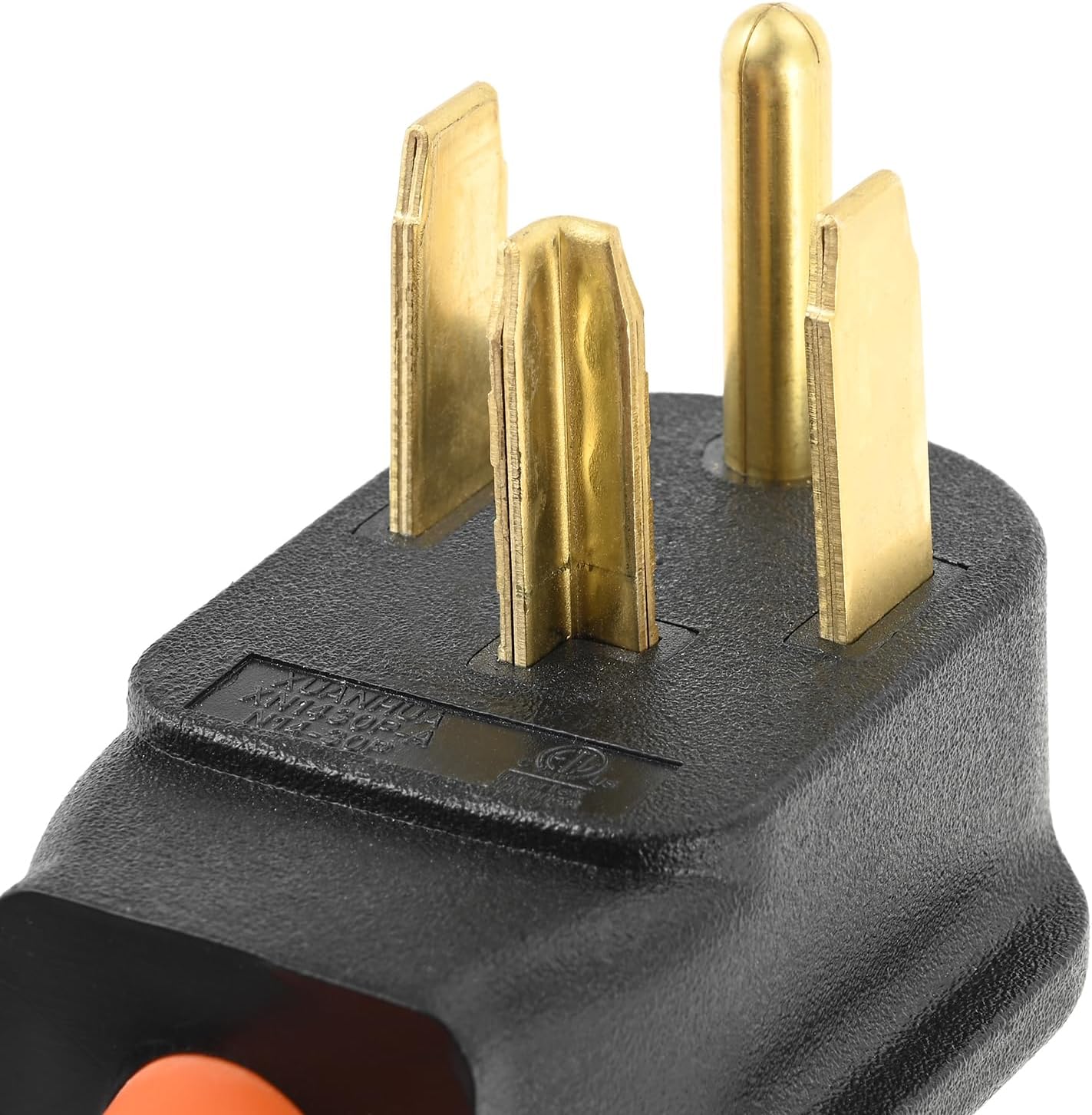 NEMA 14-30P to 14-30R (Dryer) & 14-50R (EV) Y Splitter Adapter Cord, 30 Amp to 30A/50A Dual Outlet for EV Charger, RV and New Dryer, 10 AWG STW, ETL Listed, 2FT