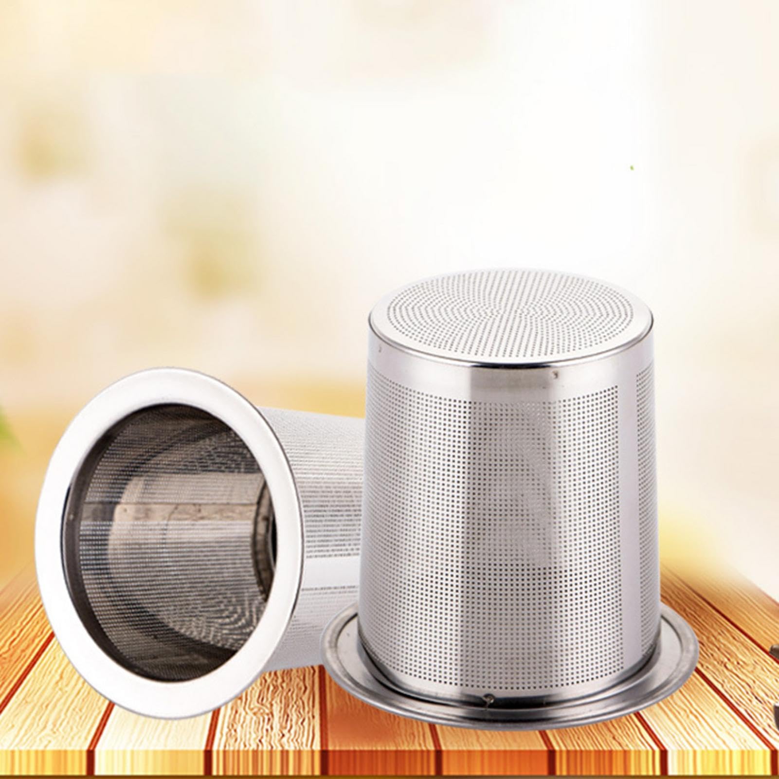Portafiltro Per Tè In Acciaio Inox Con Sistema Click - Filtro Titolare Per Infusi