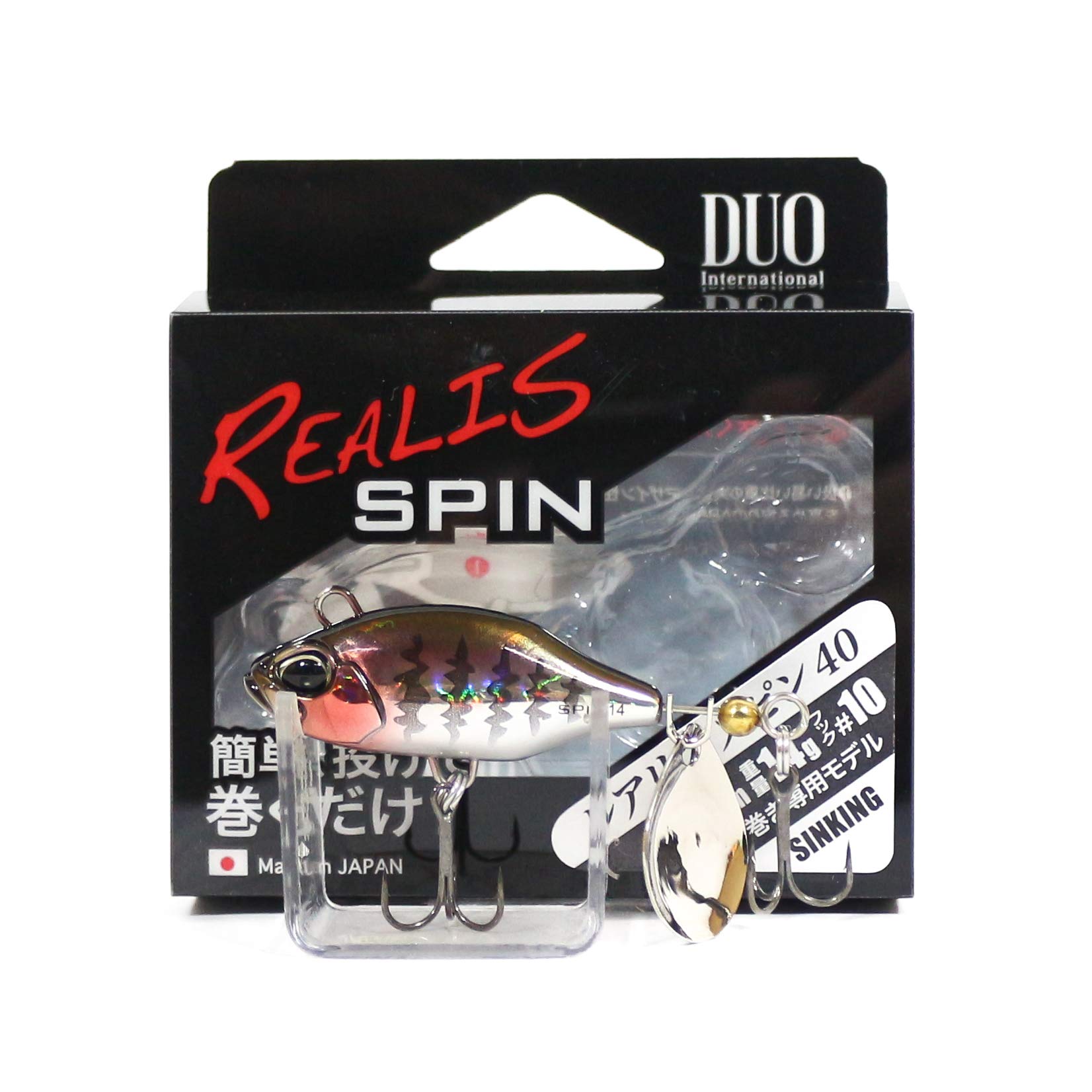 DUO Realis Spin 0.5oz 1.6in Tail Spin Jig Foggle Sinking Lure Japan