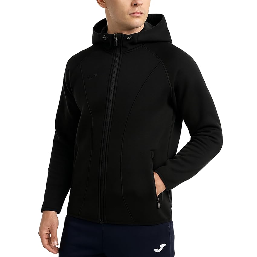 Joma101028.100.XL Basilea Giacca e Gilet Cabal., Uomo, Nero, XL