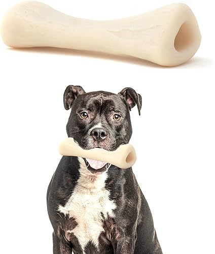 PETSLA Juguetes para perros para masticadores agresivos, juguetes duraderos para perros de raza grande, hechos con nailon resistente para perros