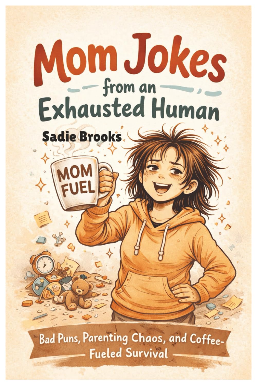 Mom Jokes From An Exhausted Human: Bad Puns, Parenting Chaos, and Coffee-Fueled Survival.: 1 (The Mom Survival Series)