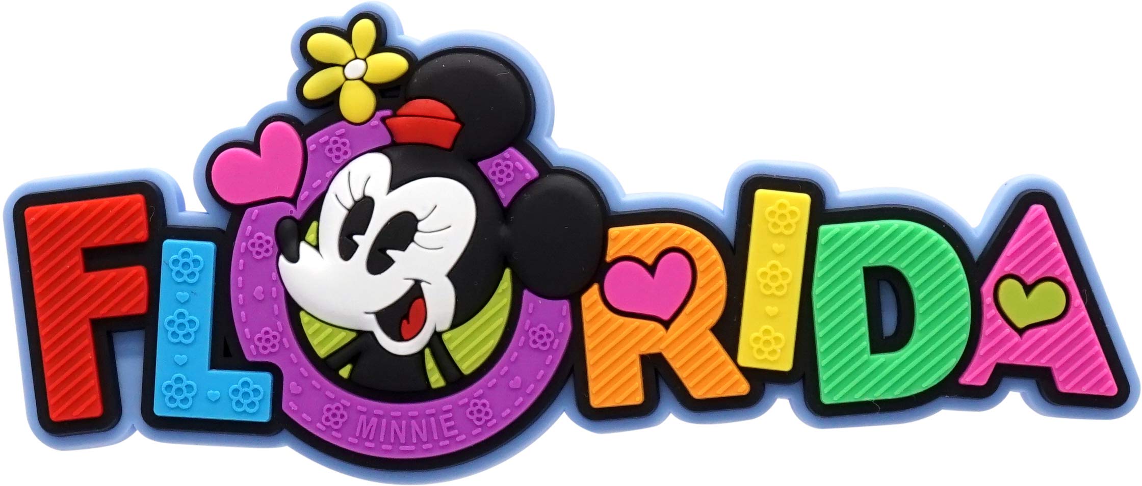 Magnet Minnie Florida Disney aimant relief PVC soft touch frigo
