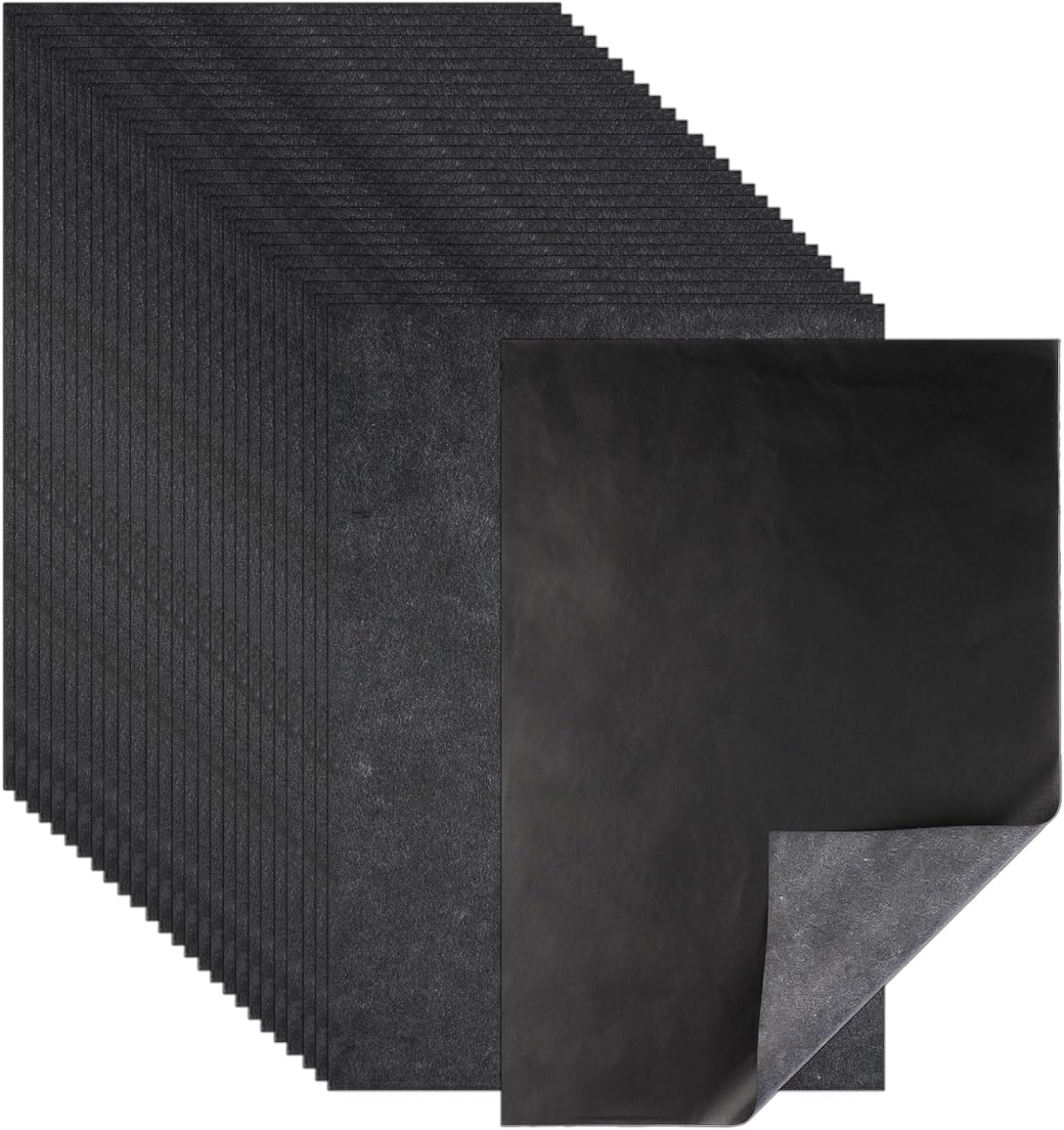 Carta Copia Carbonio A4 Riutilizzabile Nero, 100 Fogli Carta Trasferimento Carbonio