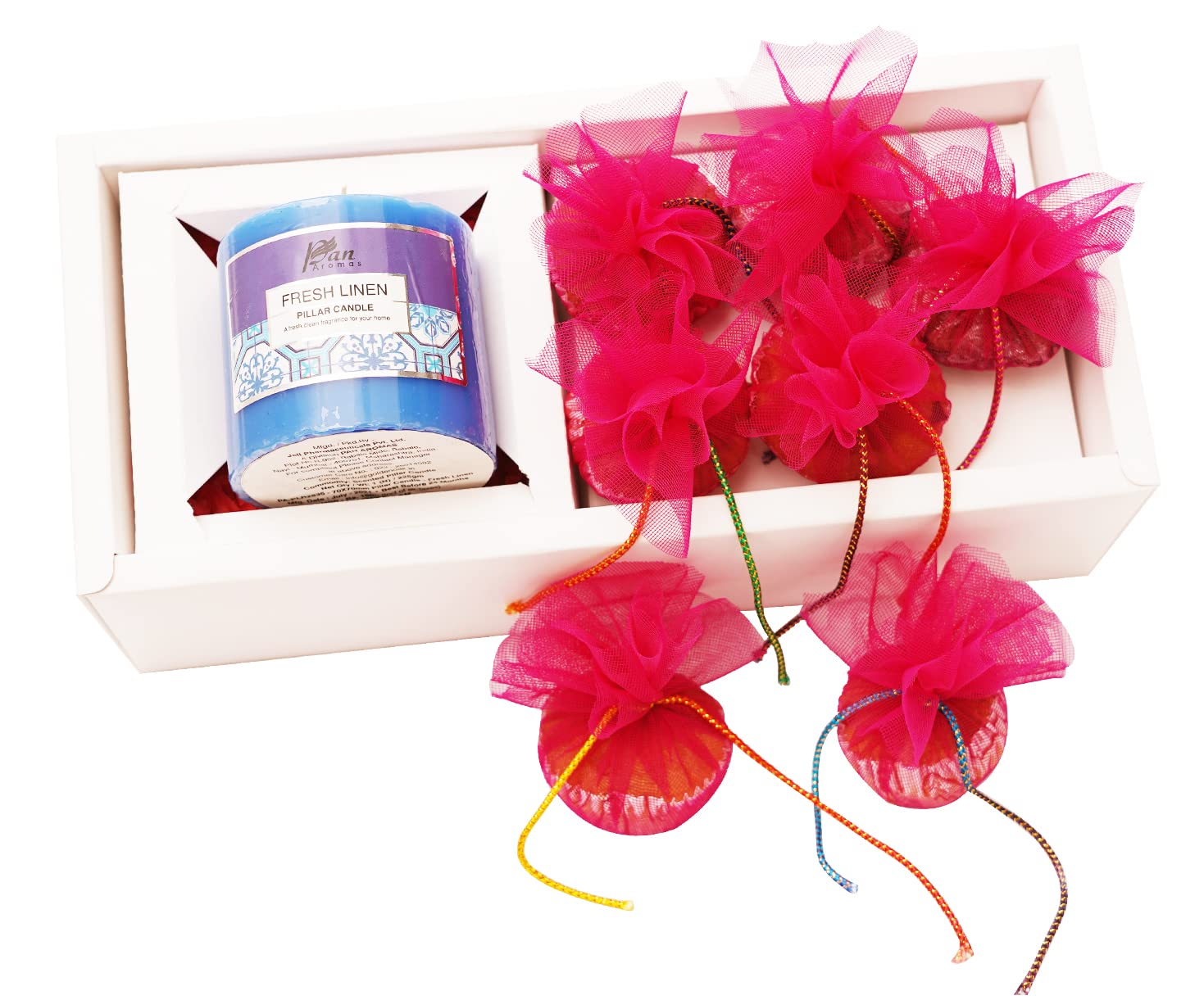 Ghasitaram Gifts Jaiccha Mother's Day - Gifts White Box of 6 Cakes and Candle |Diwali,Holi,Valentine,Birthday,Anniversary,Gift for Her,Him,Mothers Day,Fathers Day|-image-8