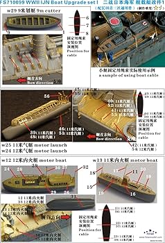 Amazon | 1/700 日本海軍 艦載艇アップグレードセットI