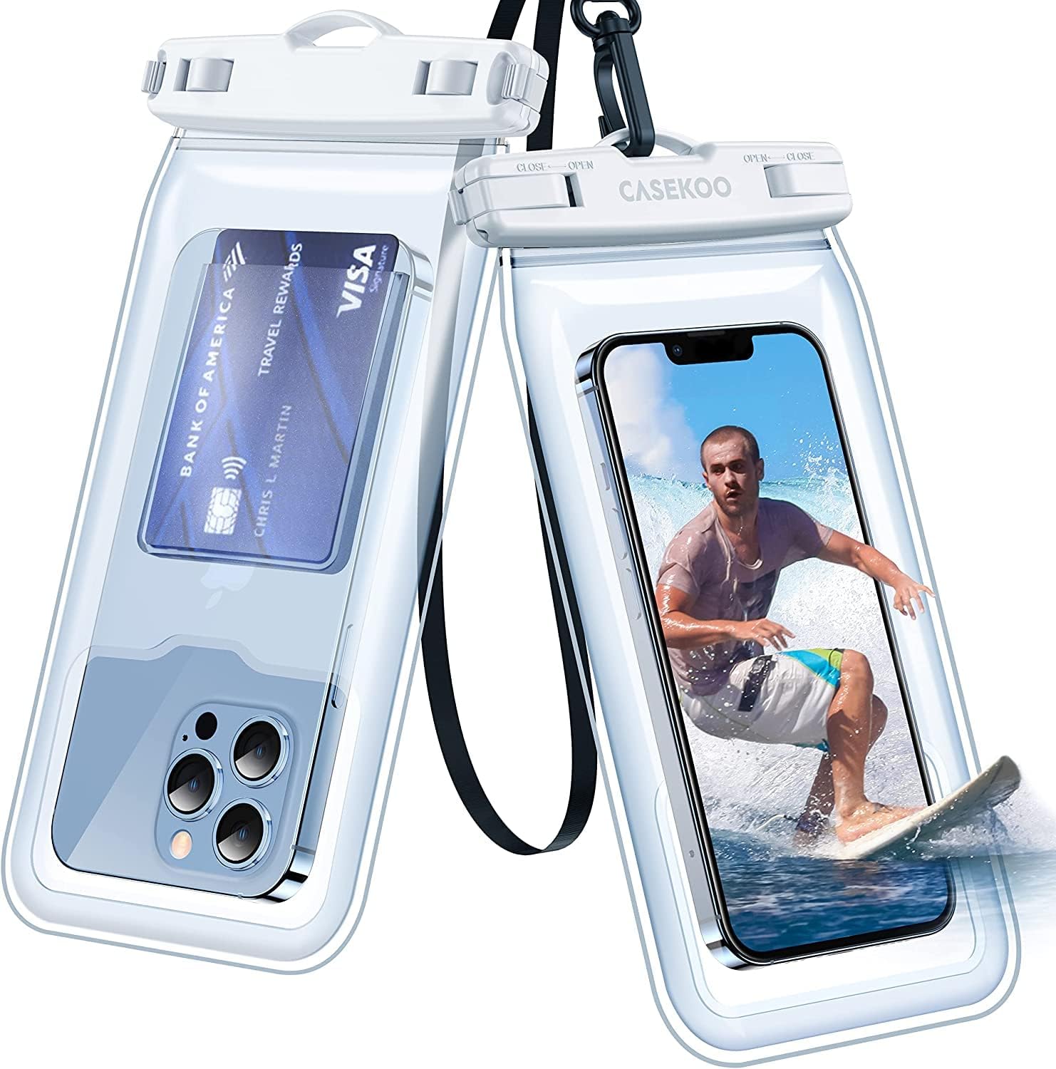 Samsung Galaxy S21 Ultra Wasserdichte Hülle CASEKOO wasserdichte Handyhülle 2023 Upgrade - IPX8 Unterwasser