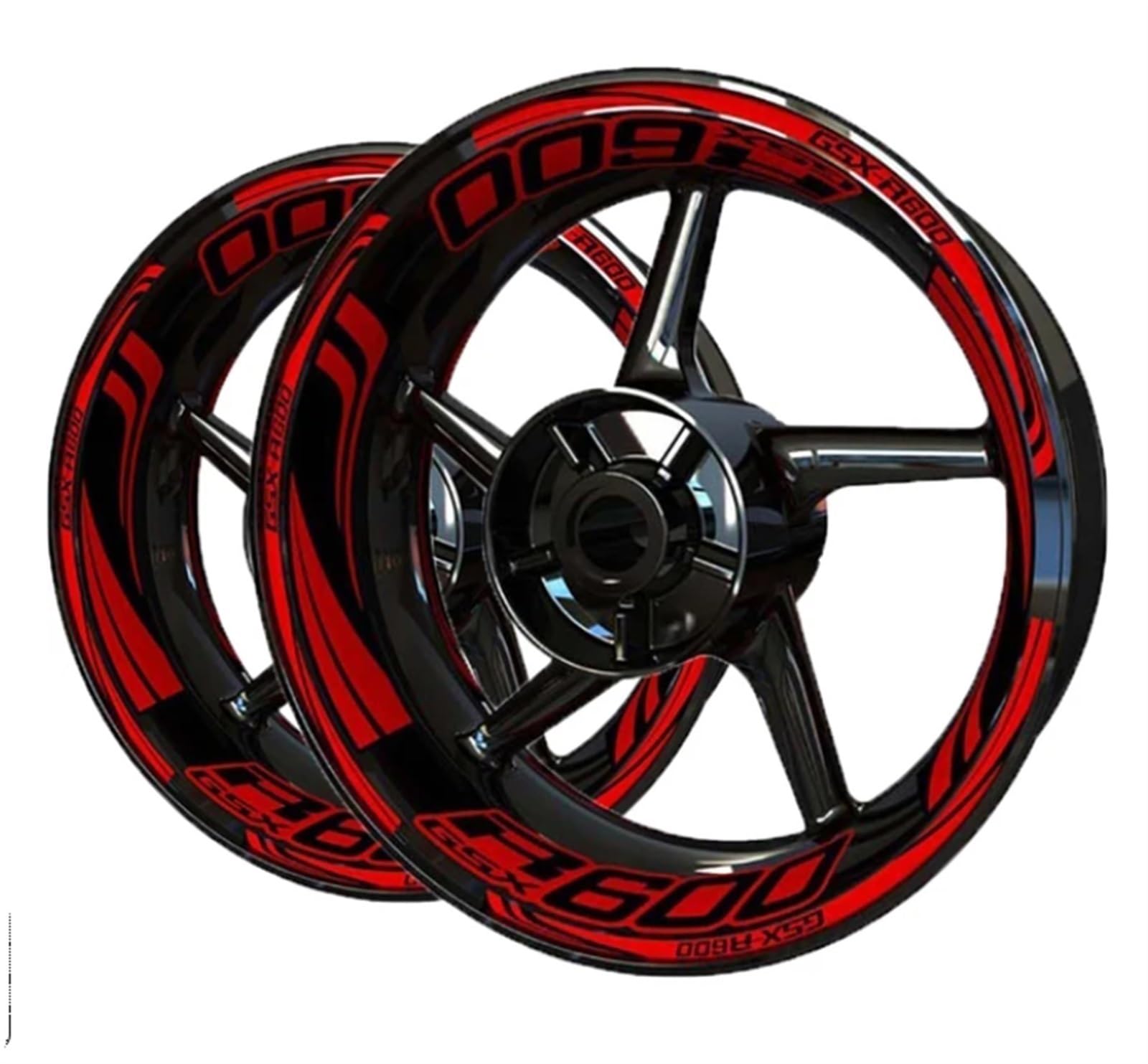 Motorcycle Wheel Stickers for Suzuki GSXR600 GSXR 600 Motorbike