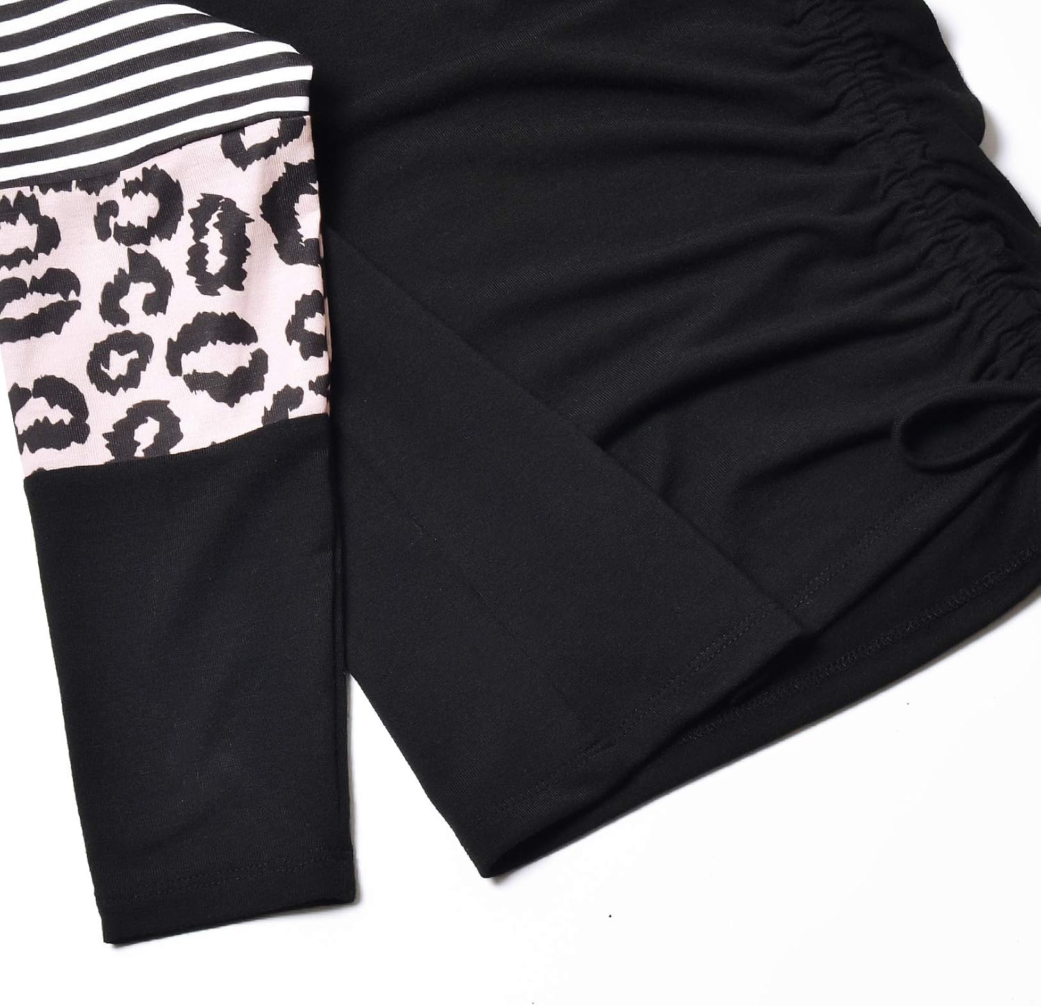 Mirawise Girls Casual Long Short Shirts Tunic Tops Tee Shirt T-Shirts Side Tie Blouse 4-13 Years - Image 5