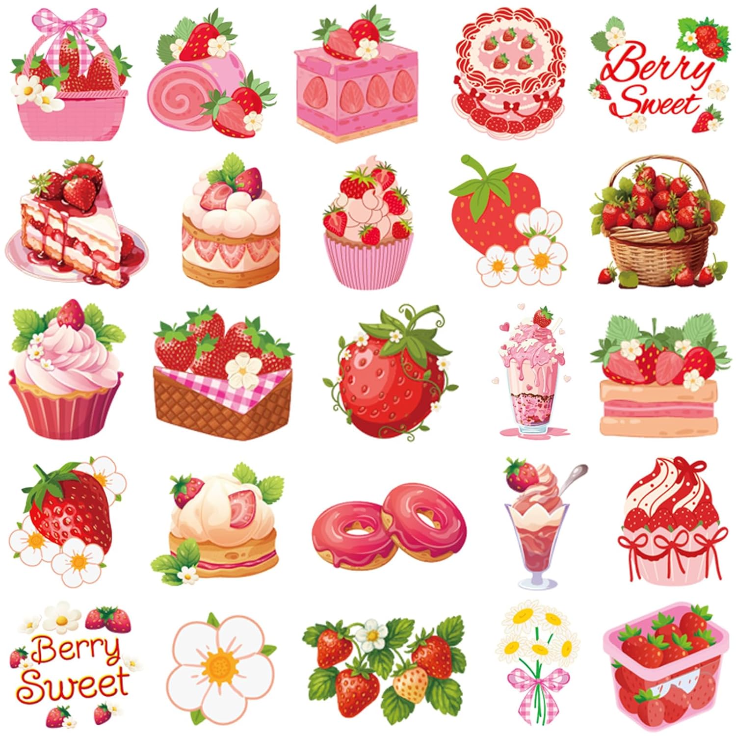 Hohamn Glitter Fruit Temporary Tattoos for Kids - 100+ Cartoon Fruit Summer Tattoos for Girls Boys Birthday Party Supplies Favors