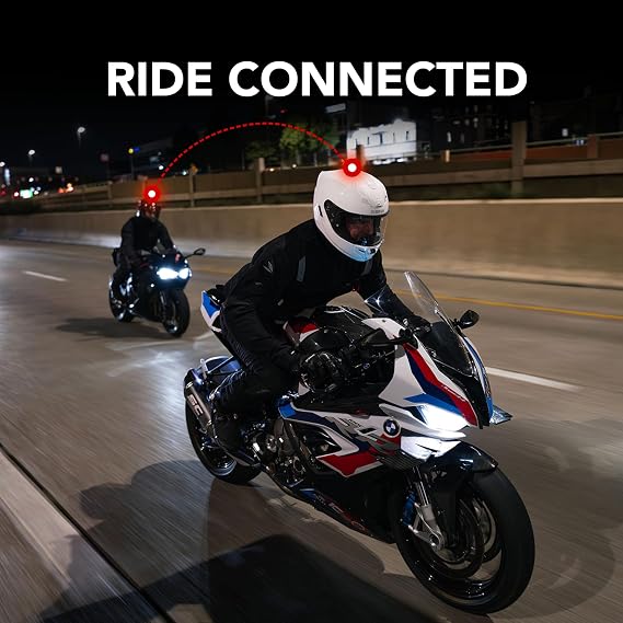 Sena Phantom ANC Full Face Smart Motorcycle Helmet with Integrated Communications Featuring Active Noise Control