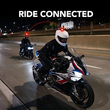 Sena Phantom ANC Full Face Smart Motorcycle Helmet with Integrated Communications Featuring Active Noise Control