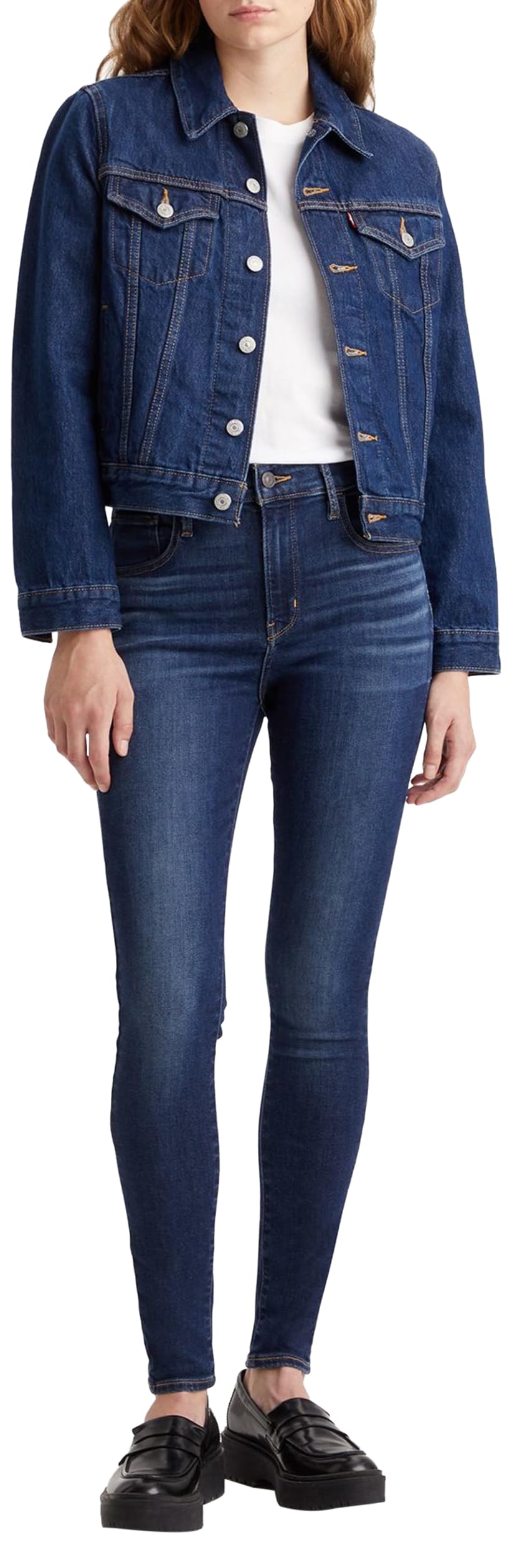 Levi's Damen 720™ High Rise Super Skinny Jeans,Love Song Dark,25W / 28L