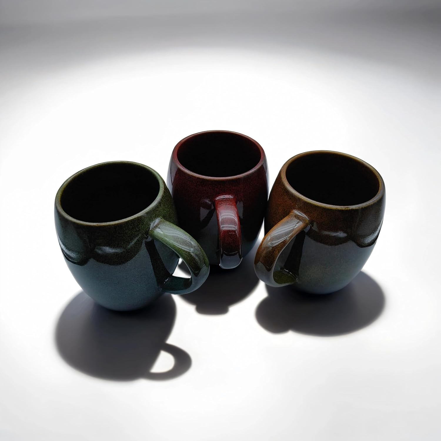 Hippo Family Ceramics 22oz Coffee Mug, Handmade Pottery Huge Tea Cup for Office and Home, Microwave and Dishwasher Safe, Great For Latte, Cappuccino, Unique Texture Glaze (Cyan)